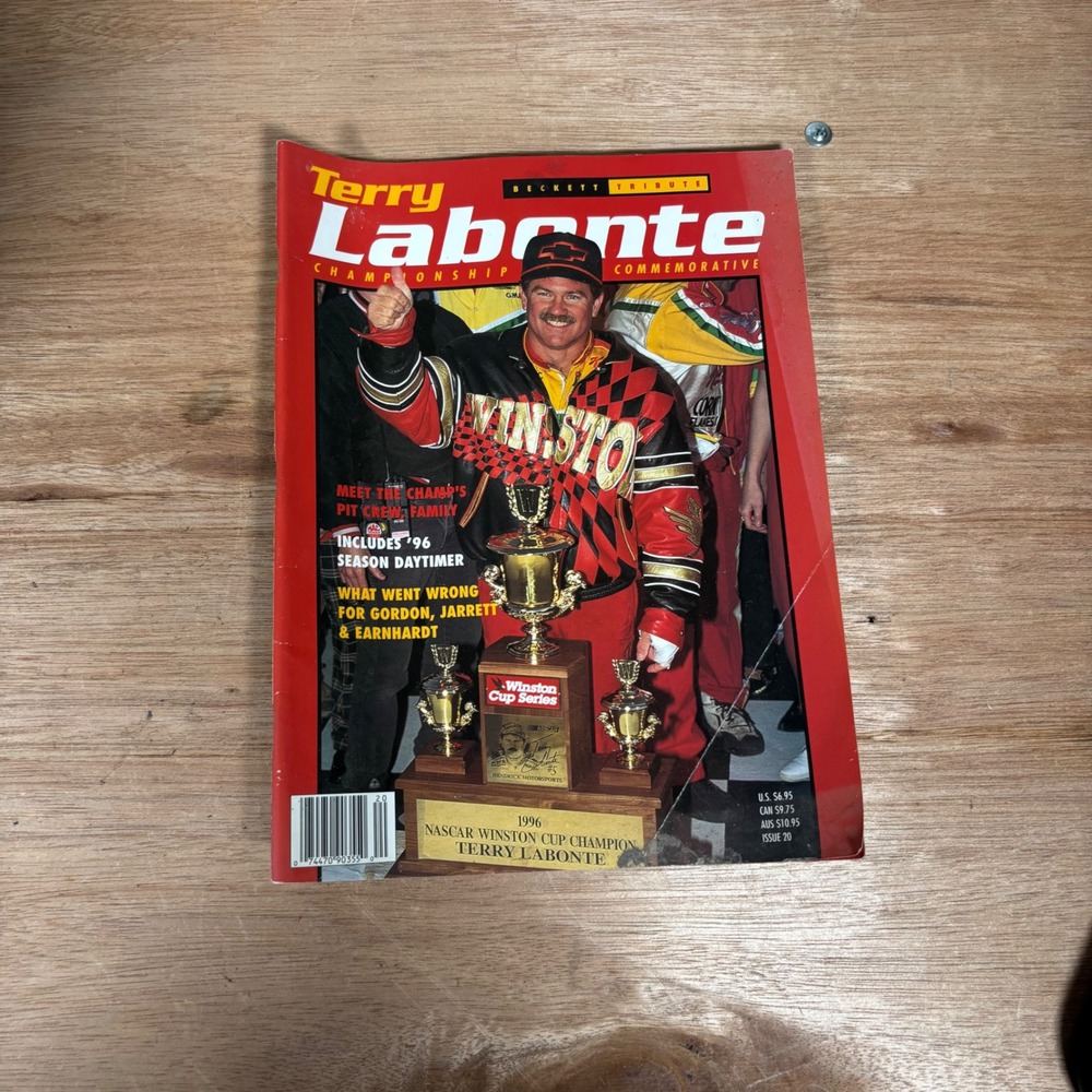 Terry Labonte Beckett Tribute 1996 NASCAR Winston Cup Champion Magazine Issue 20